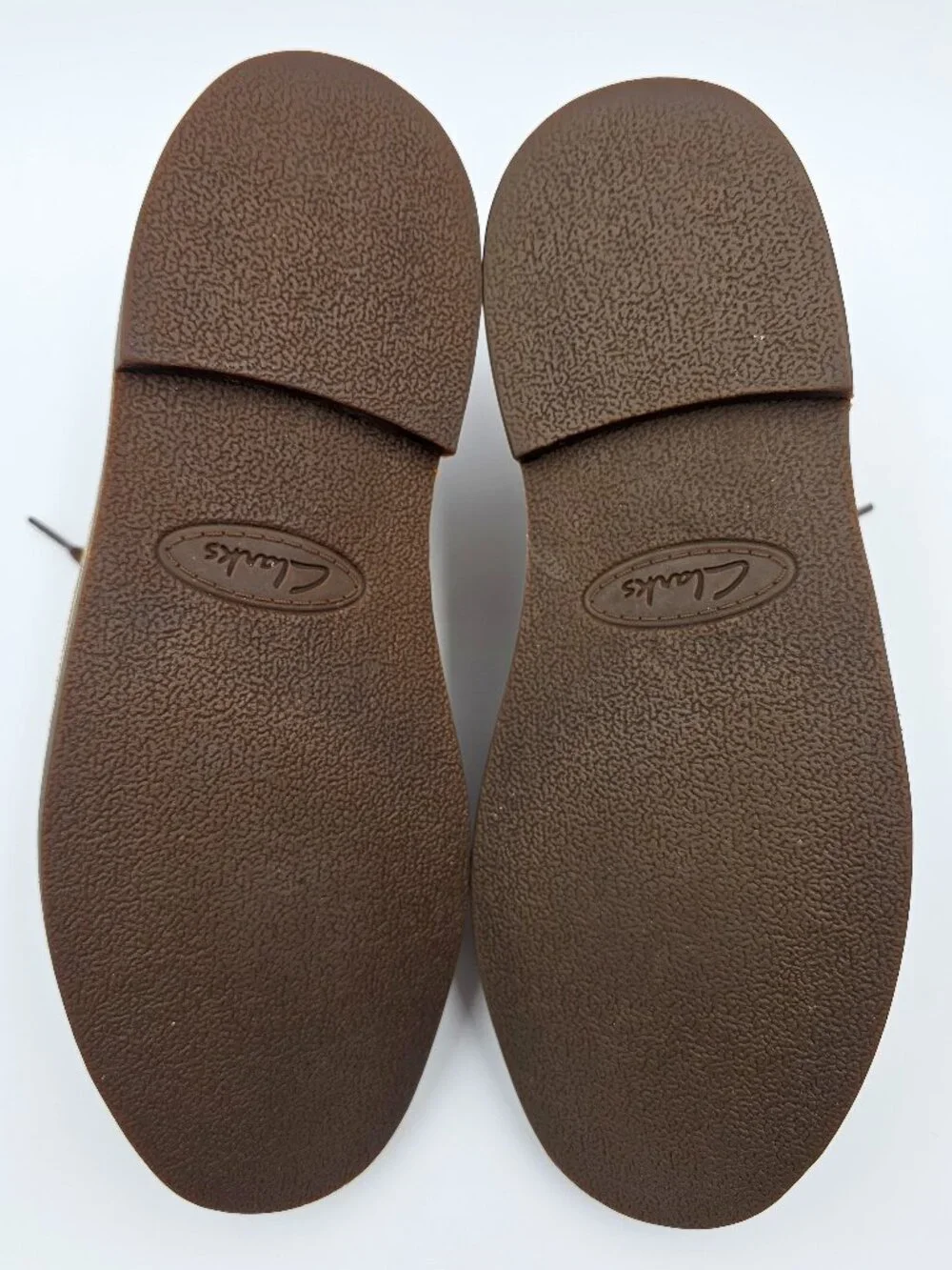 Clarks Bushacre 2 Leather Desert Brown Chukka Lace Up Boots 15522 Men's Size 8
